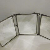 Triptych barber mirror