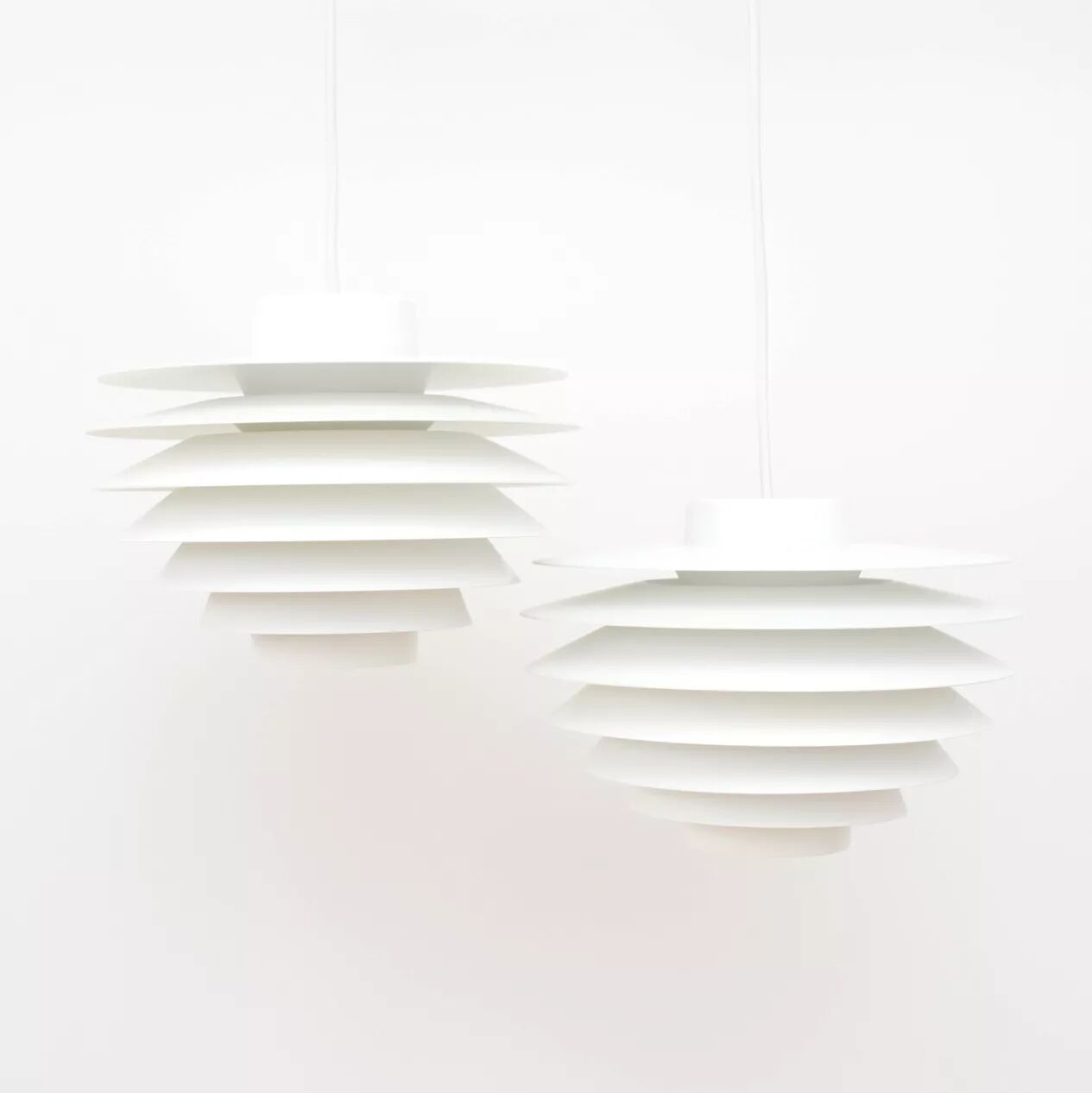 Pair of Verona lamps, design by S. Middelboe for Lyfa, Denmark 1968