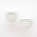 Pair of Verona lamps, design by S. Middelboe for Lyfa, Denmark 1968
