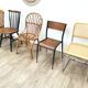 Lot of 6 vintage depareillees chairs