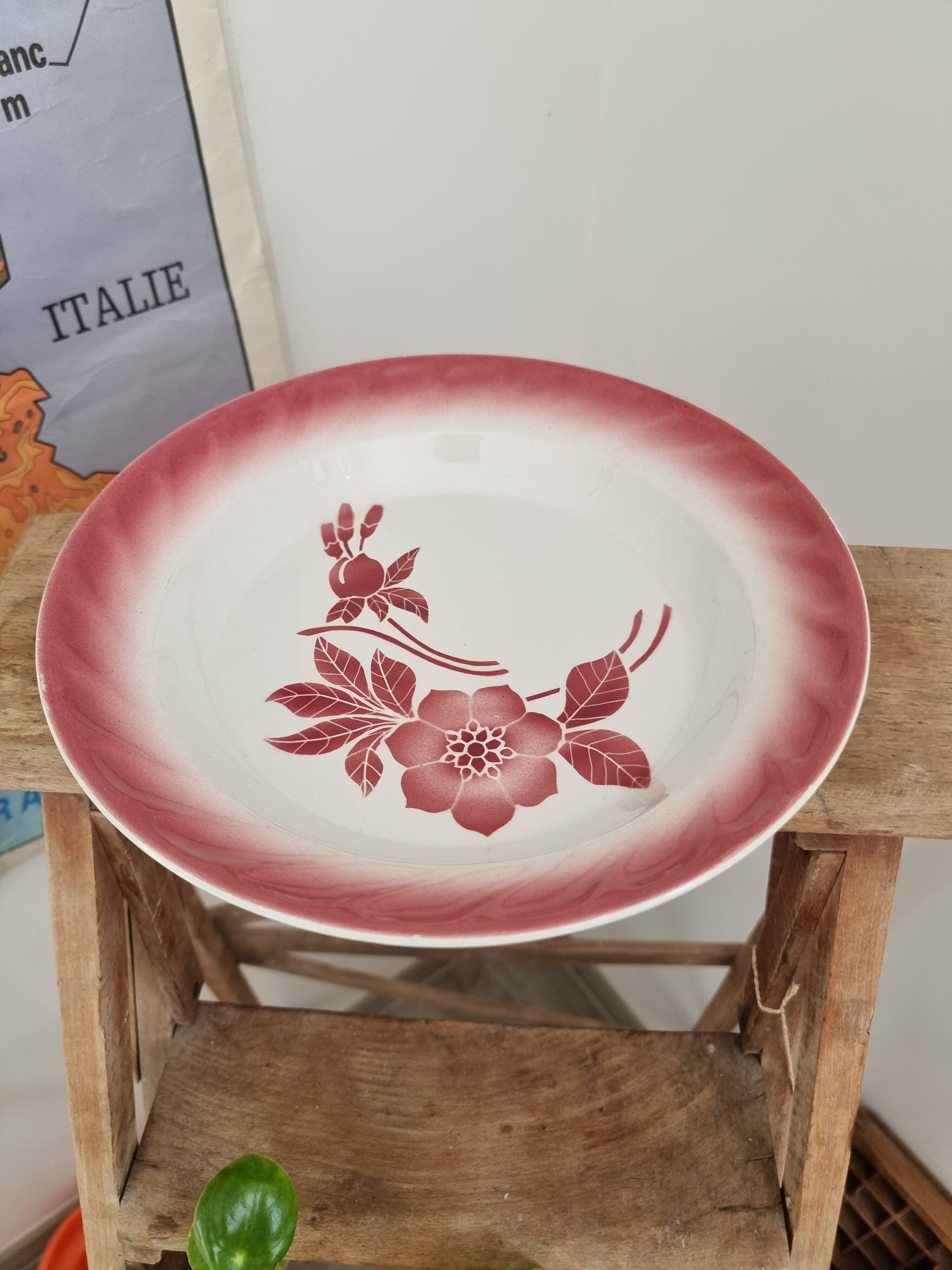 K) PORCELAINE DE Limoges HAVILAND Grand Plat De Service "n°1" (32 Cm