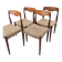 Set of 4 teak chairs in the style of Niels Otto Møller from the 1960s.