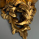 Petite console d’applique en bois sculpté et doré style Louis XV