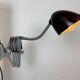 Grey Industrial Scissor Wall Lamp from Elektroinstala, 1960s