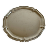 Vintage silver-plated serving tray - Bistro style