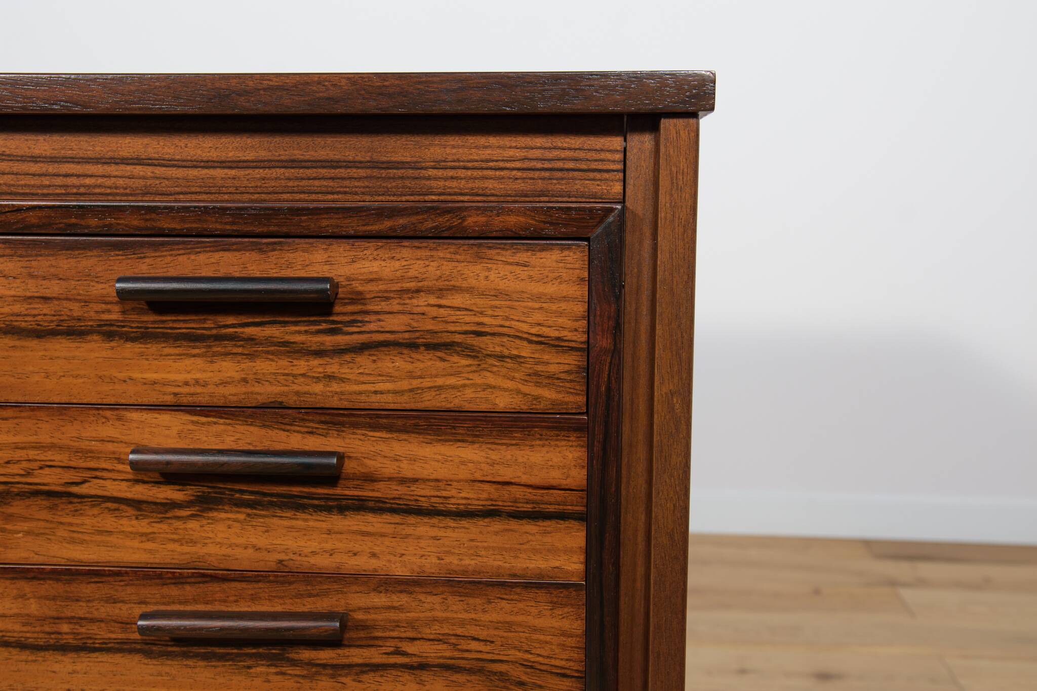 Mid-Century Freestanding Rosewood Desk, 1960s