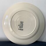 11 dessert plates Saint Amand Terre de Fer, 1930