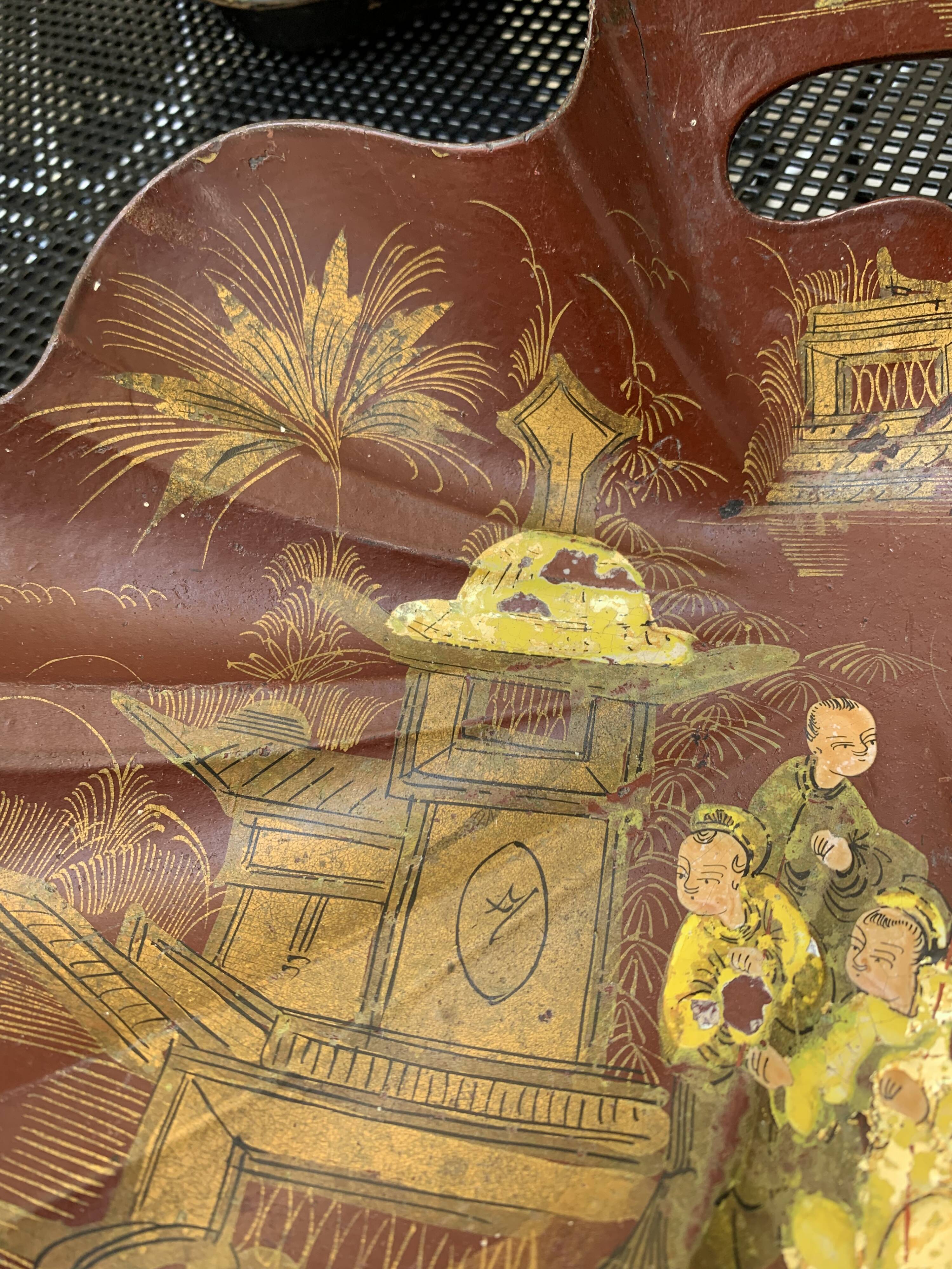 Napoleon III boiled cardboard crumb catcher