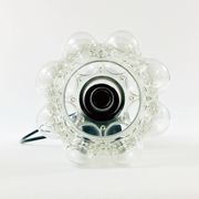 Mid Century Bubble Glass & Chrome Ceiling Light/Pendant by Helena Tynell for Limburg, Germany, 1960s