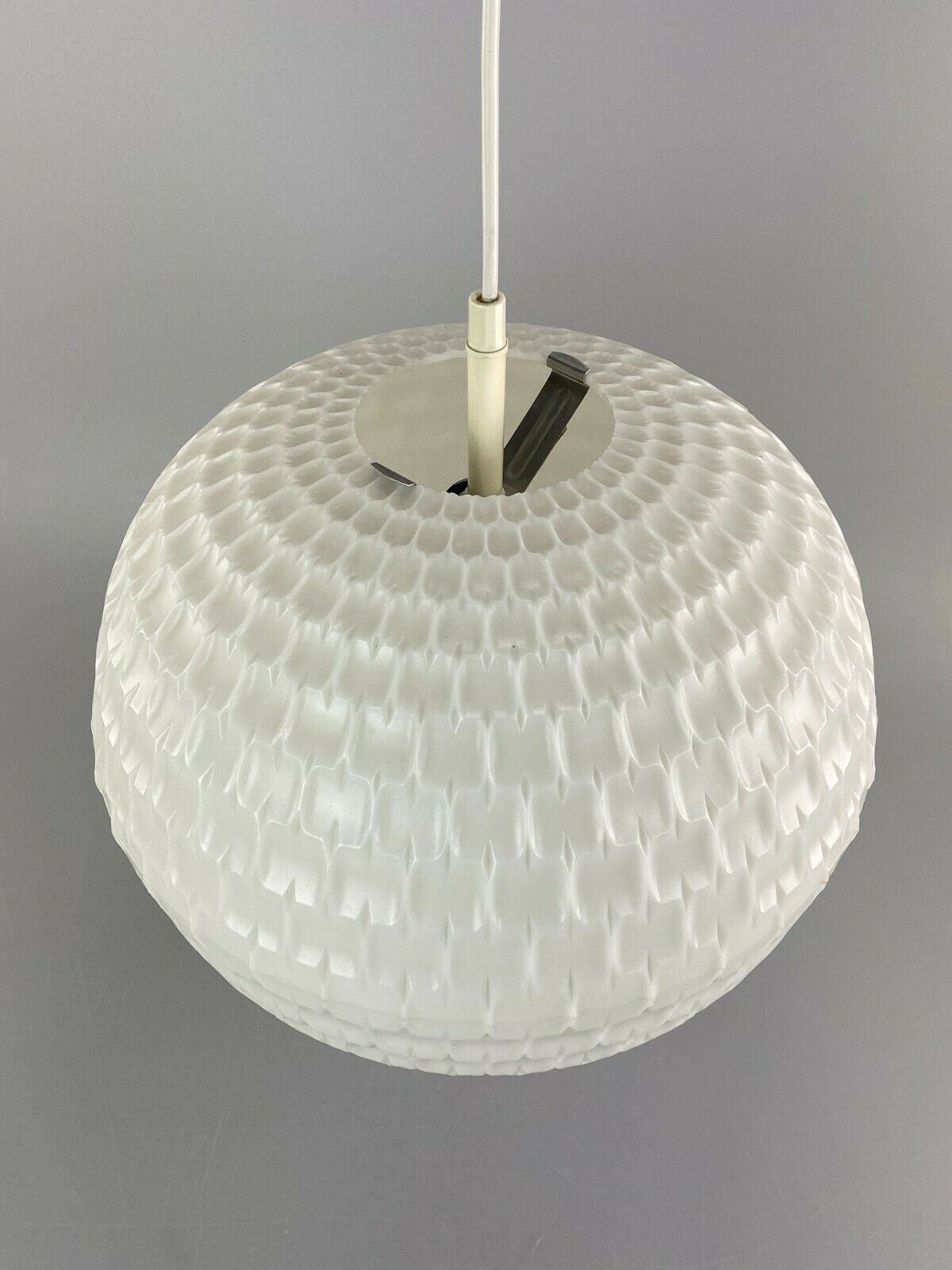 60s 70s Erco lamp light honeycomb ceiling lamp plastic space age design