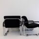 2 Cazzaro Bauhaus tubular steel armchairs