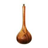Drop-shaped wooden lamp foot