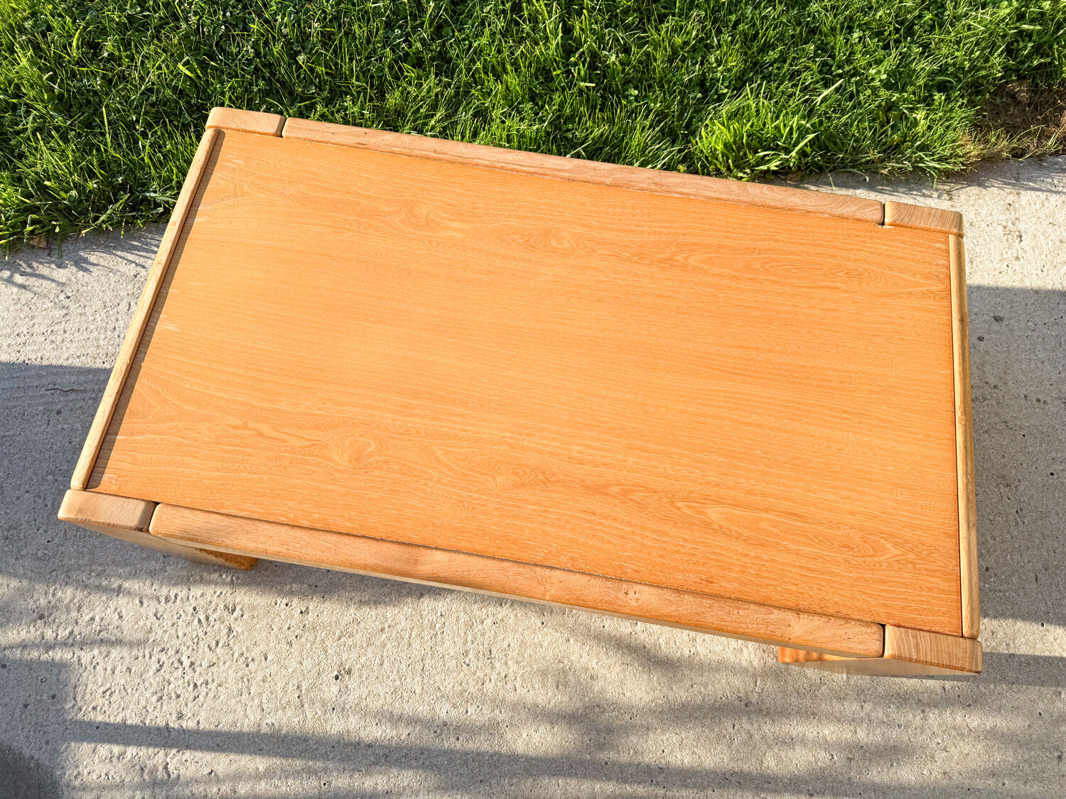 Solid elm coffee table