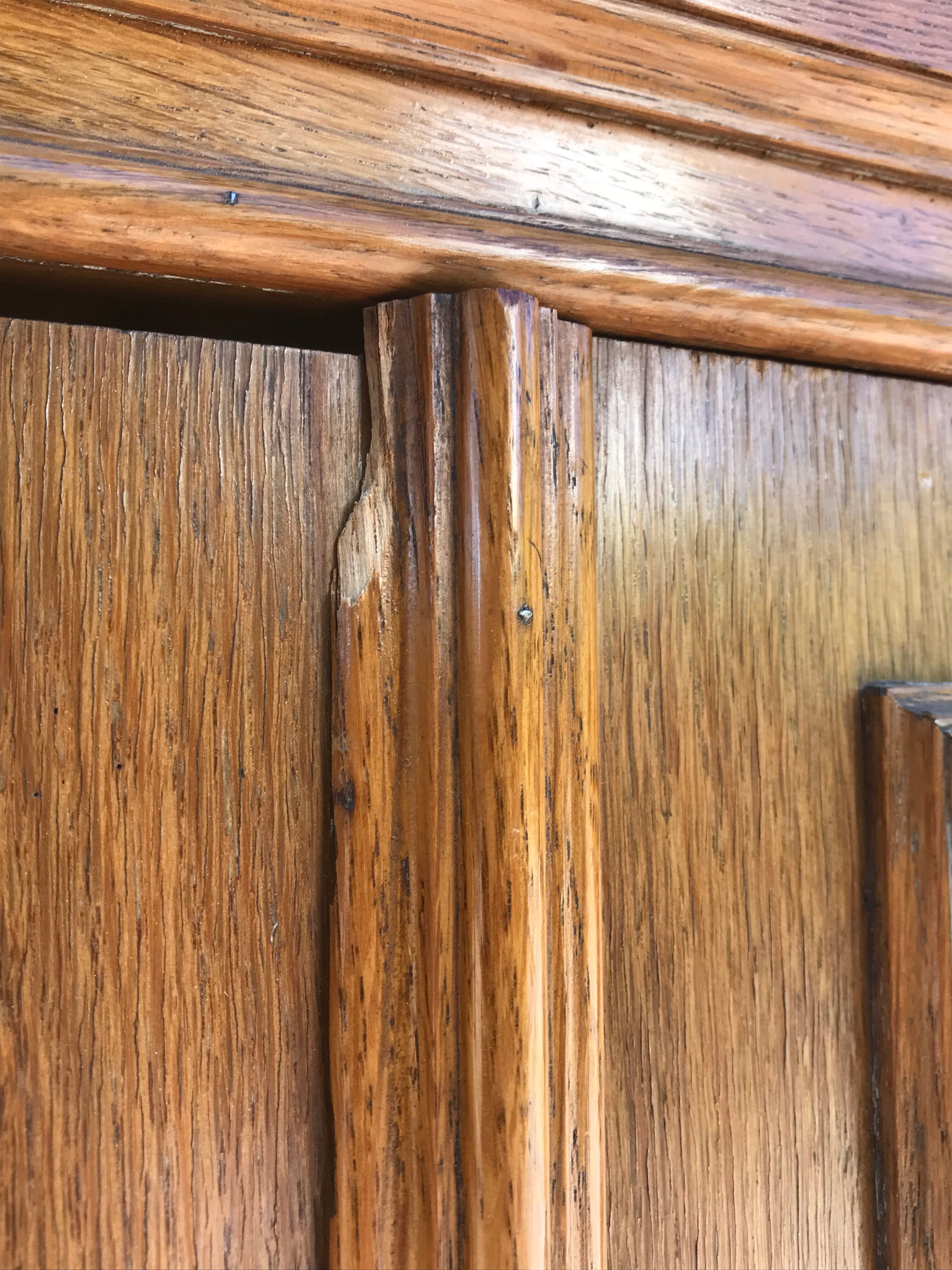 Vintage glass cabinet