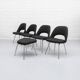 Conference dining chairs set 1970s