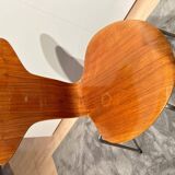 Set of Teak Desk Chairs, Denmark, 1950s