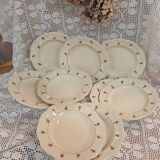 12 old Digoin and Sarreguemines soup plates