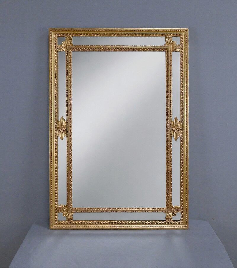 Large mirror with shutters, Louis XVI style – Mid 20th century