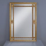 Grand miroir à parcloses, style Louis XVI – Milieu XXe