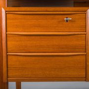 Danish teak desk by Peter Lovig Nielsen for Hedensted Mobelfabrik, 1974