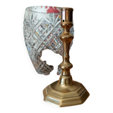 Gilded bronze candle holder