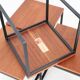 Table d'appoint en teck Rare Rego / Günter Renkel “Twen” / Design moderne du milieu du siècle / Années 1950 / Modernisme des années 1960