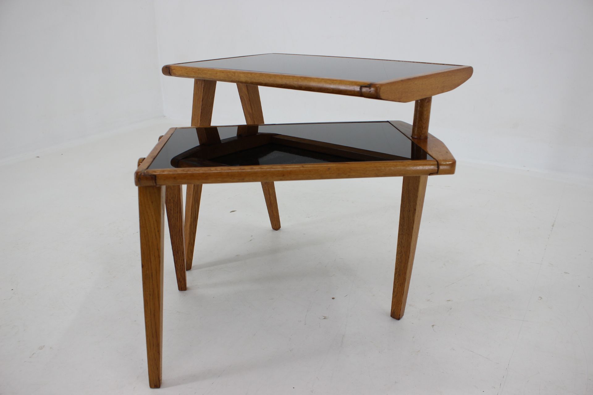 1960s Oak Side Table by Krasna Jizba ,Czechoslovakia