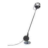 Paolo Tilche tilting floor lamp in chrome metal, 1970s
