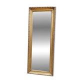 Antique gilded mirror.