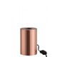 Lampe moderne cylindrique cuivrée