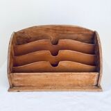 Old wooden mail door