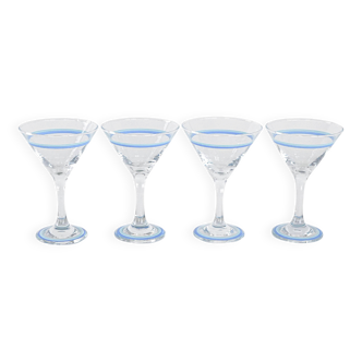 Set of martini glasses, Danish design, 1970s, manufactured in Denmark