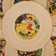 Dessert plates nursery rhymes of digoin and sarreguemine