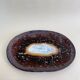 "Bon Appétit" Volcano Glazed Ceramic Dish