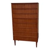 Danish tallboy cabinet