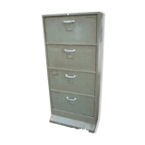 Workshop cabinet 4 swivel drawers in iron JEC 1960