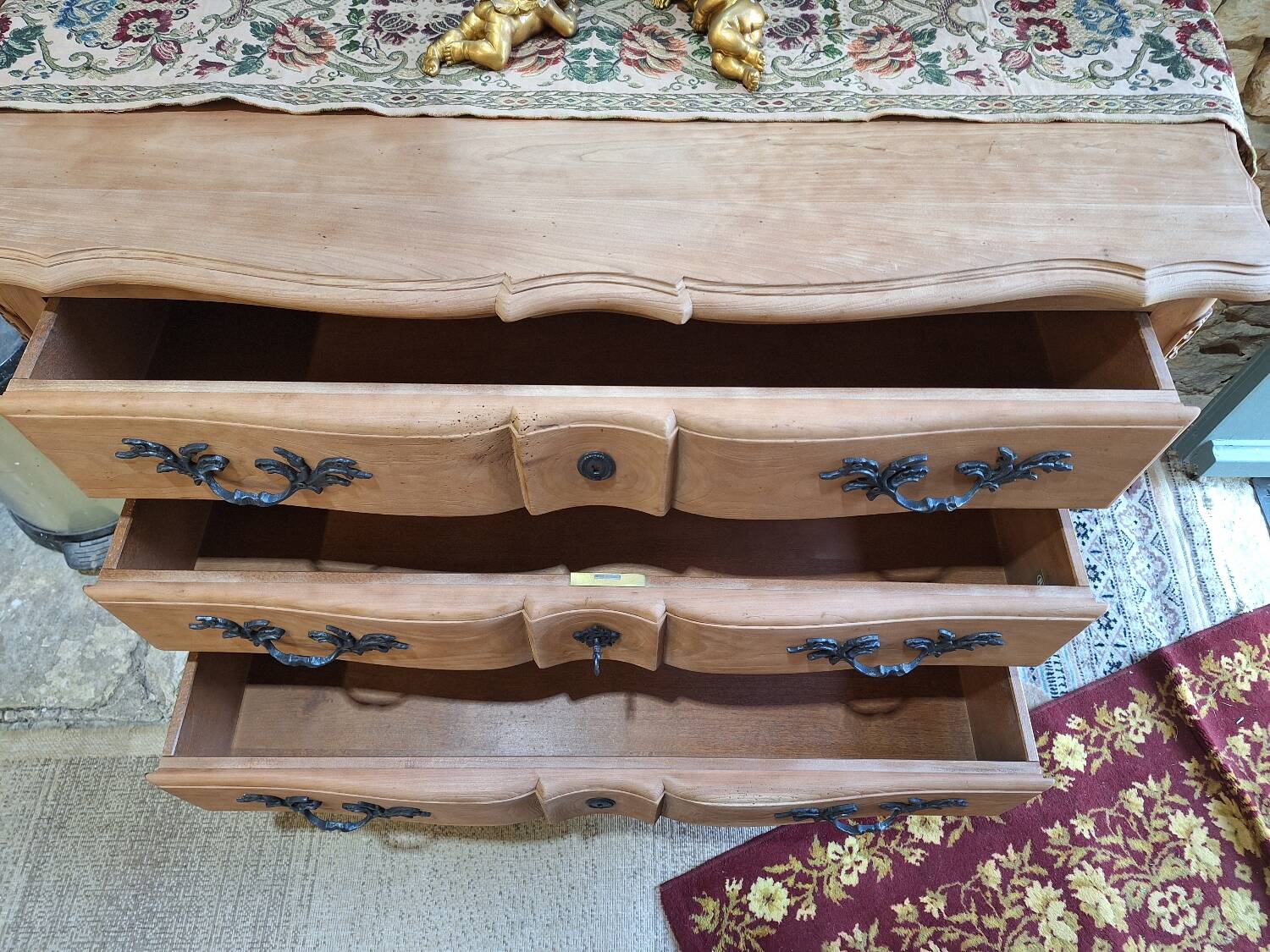 Solid cherry chest of drawers