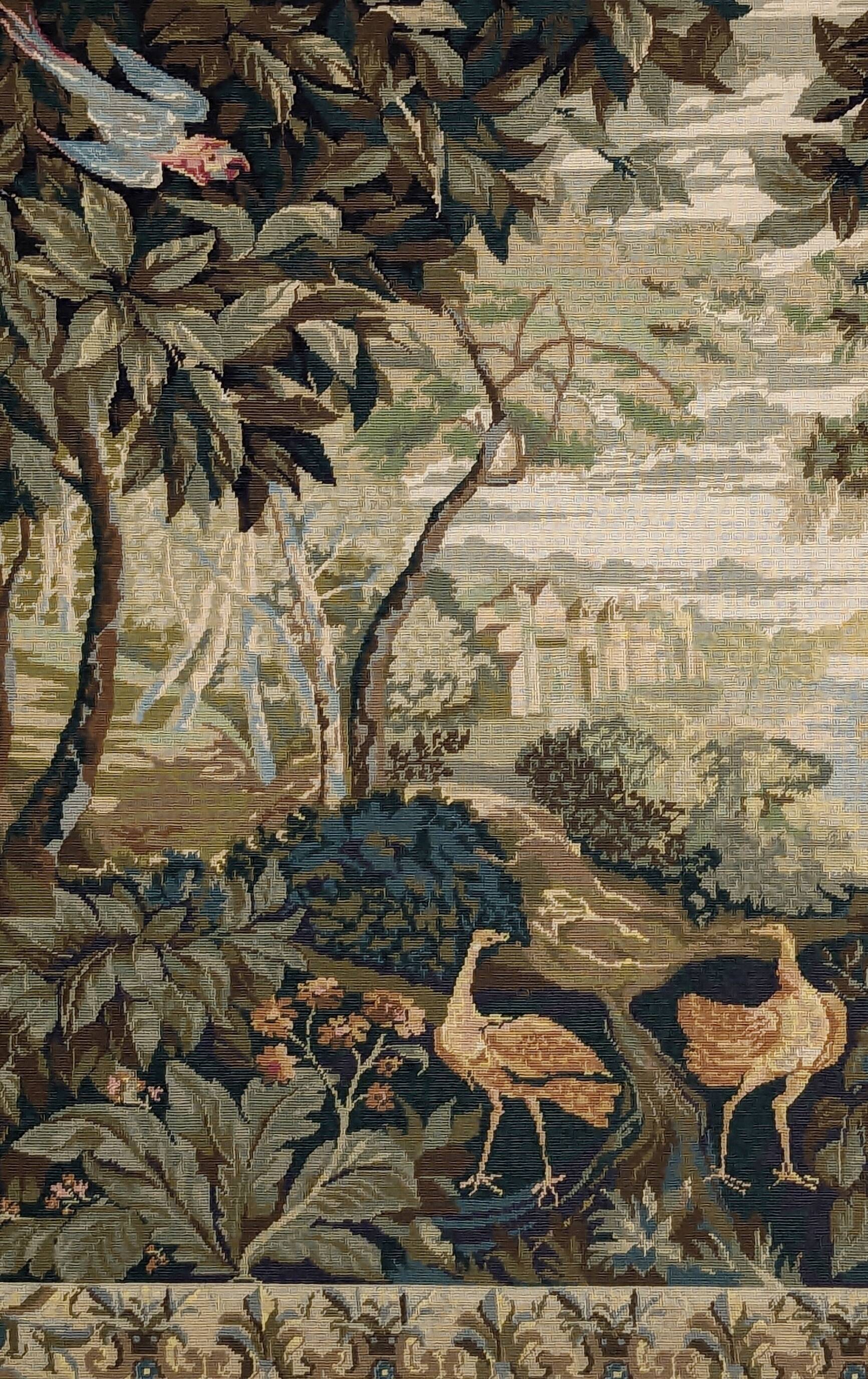 Tapisserie au petit Point Milieu XXème