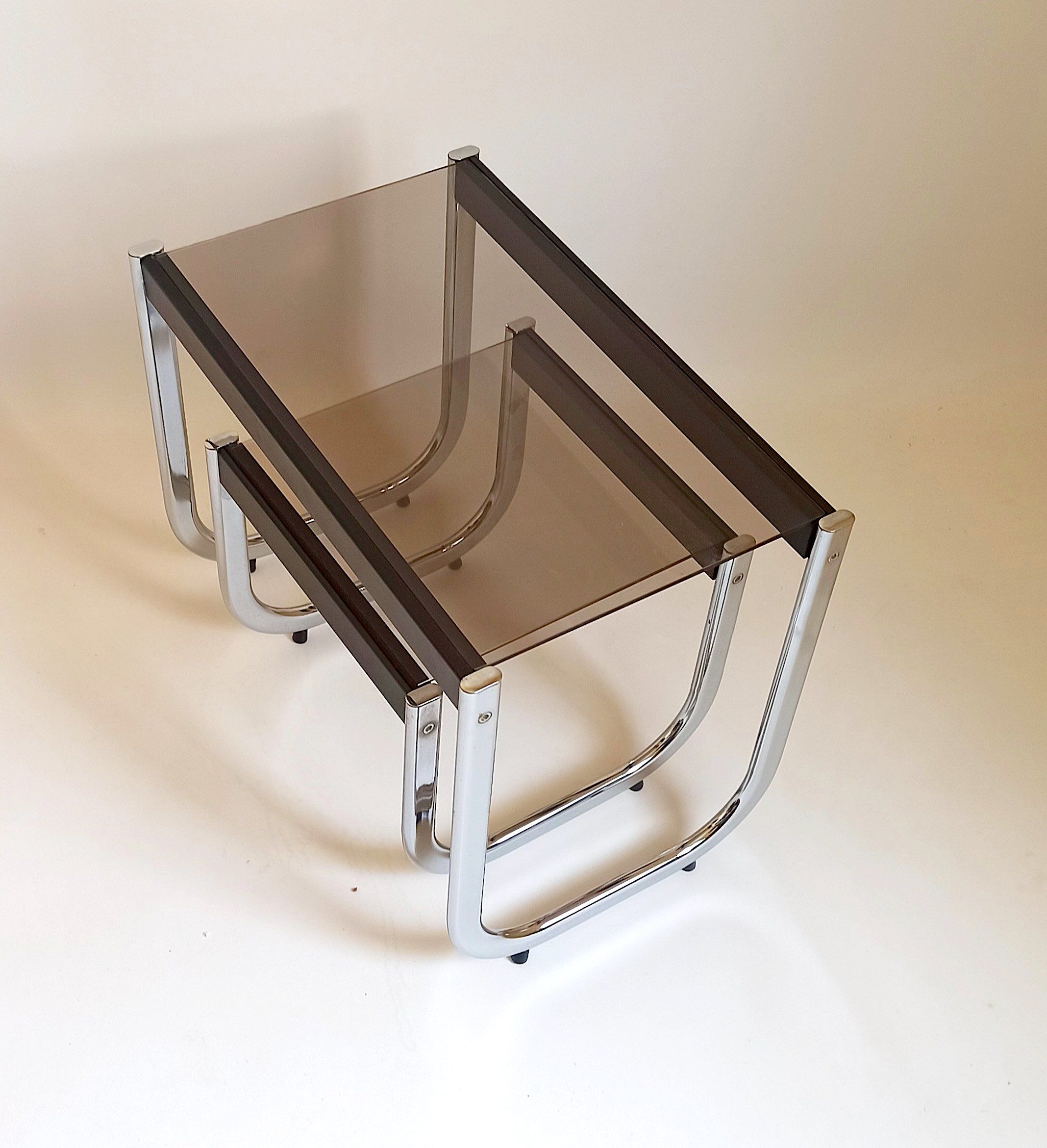 Pair of side tables 70s