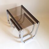 Pair of side tables 70s