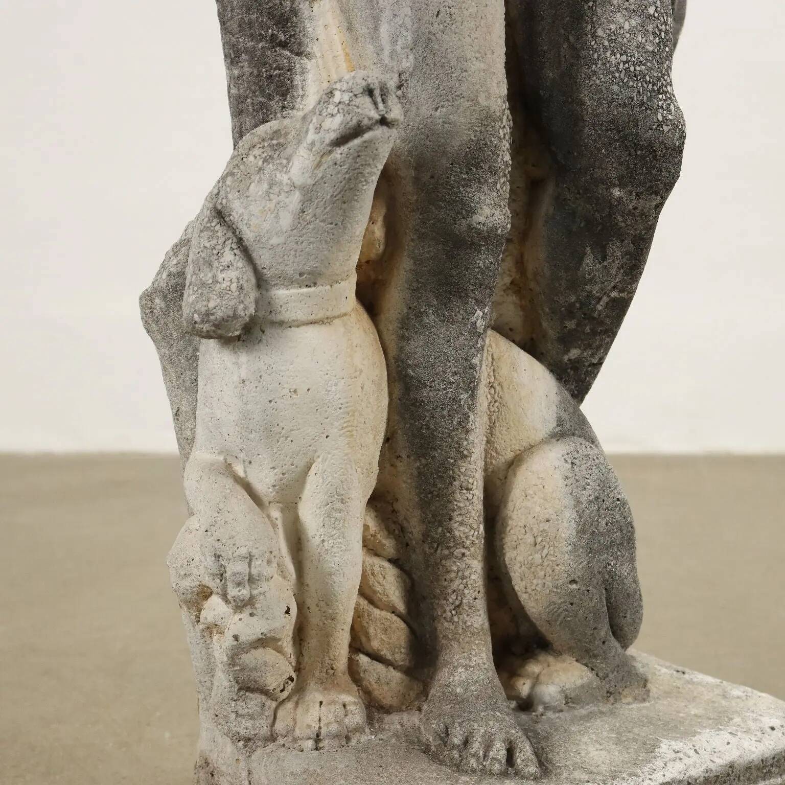 Ancient garden sculpture in terracotta Apollo Italy 20th Century