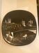 Decorative wall plate Longwy Grand Feu n°3632 Lyon at night - hand decorated