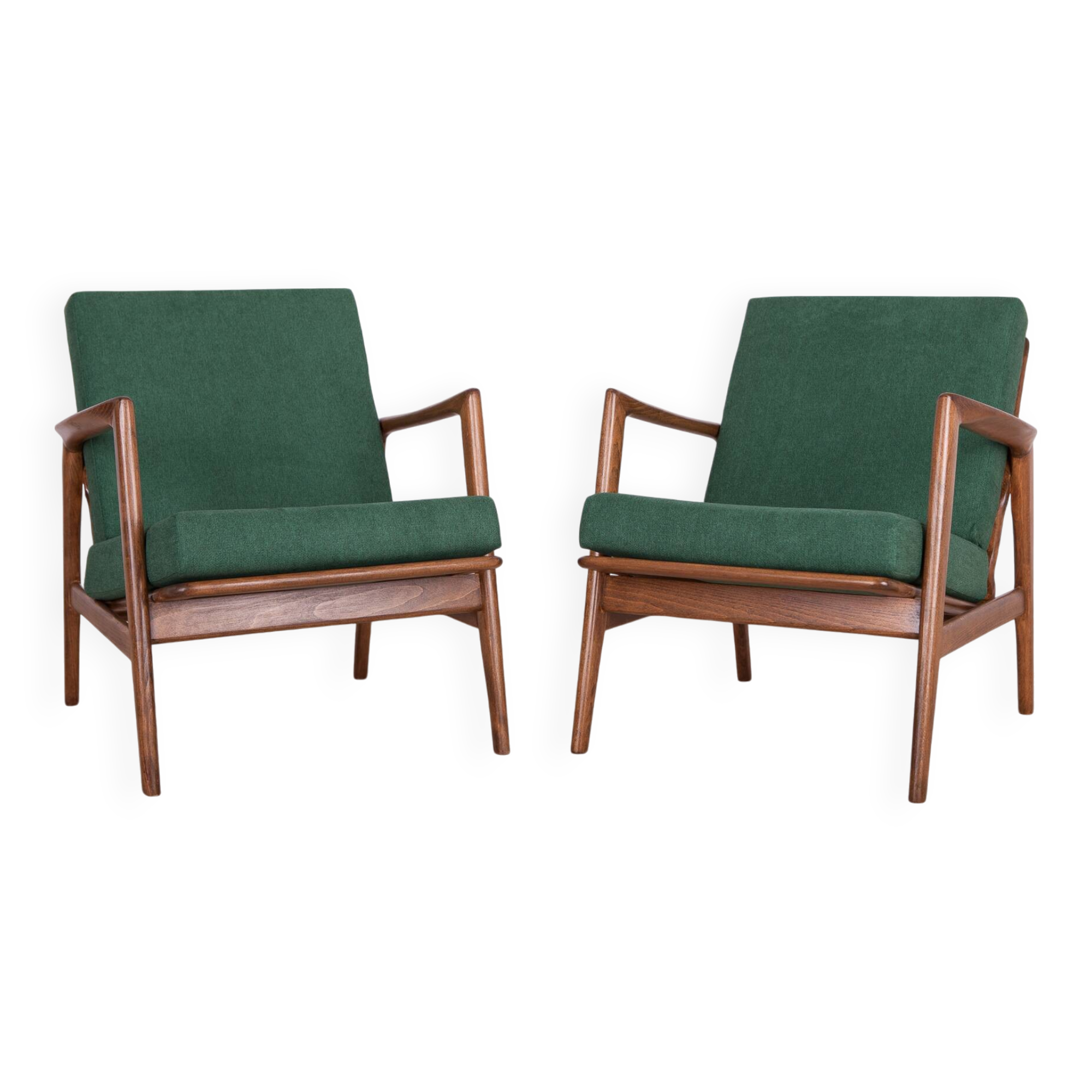 300-139 Armchairs from Swarzędzka, 1960s, Set of 2