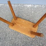 Scandinavian pine stool