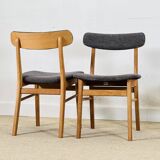 A set of four Danish Farstrup chairs In oak