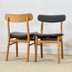 Ensemble de quatre chaises Farstrup danoises en chêne