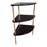 Formica corner shelf neck and gilded metal