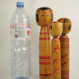Set of 3 kokeshi (medium size)