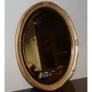 Vintage Oval Gold Mirror