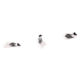 Set of 3 figure giclee prints